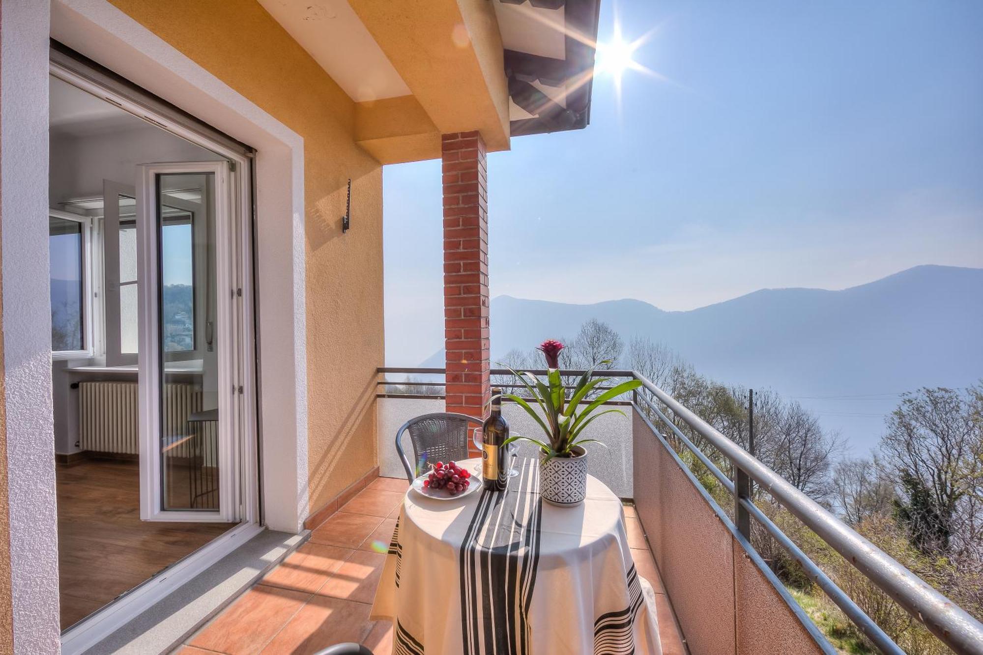 Ca' Gina Panoramica - Monte Bre - Happy Rentals Lugano Eksteriør bilde